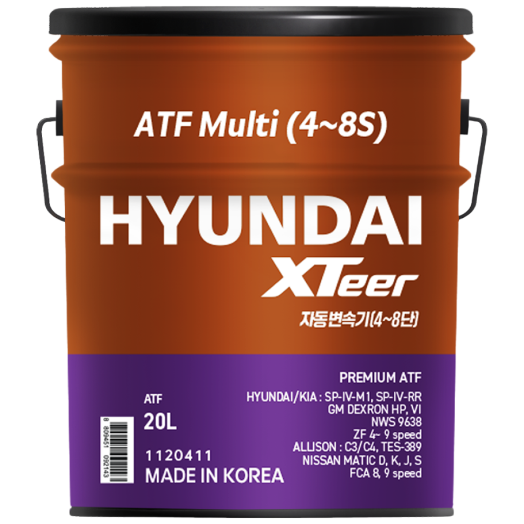 현대 엑스티어 xteer atf multi-v(4~8) 4단~8단 자동미션 오일 20L, 1개, XTeer ATF Multi 89,000원