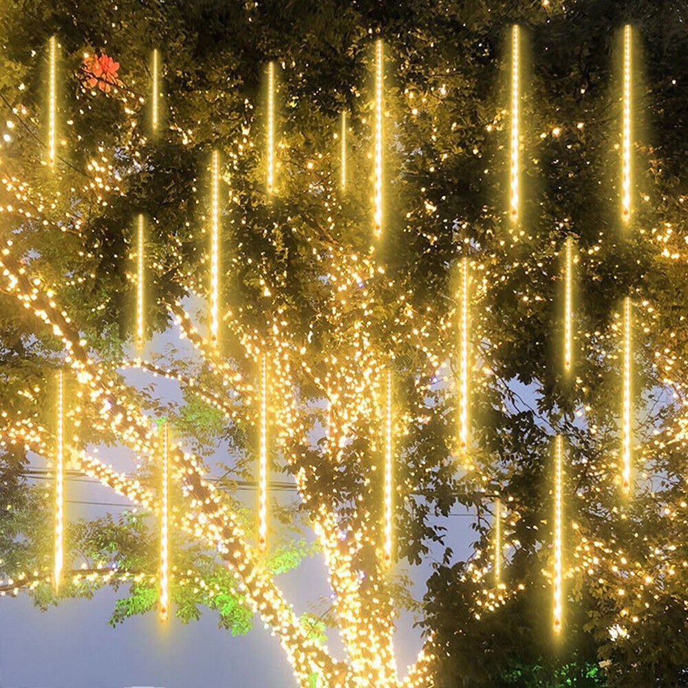 21세기트랜드 유성우 스노우펄 LED 어댑터 빗방울 정원 조명, 옐로우 27,300원