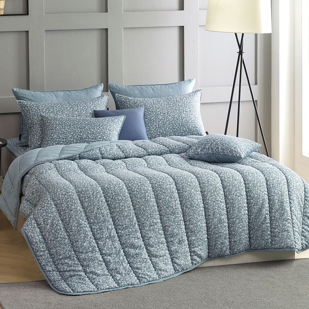 자자홈 리프 쎄미플러스 간절기누빔이불+카페트+베개커버 세트SS/Q 75,900원