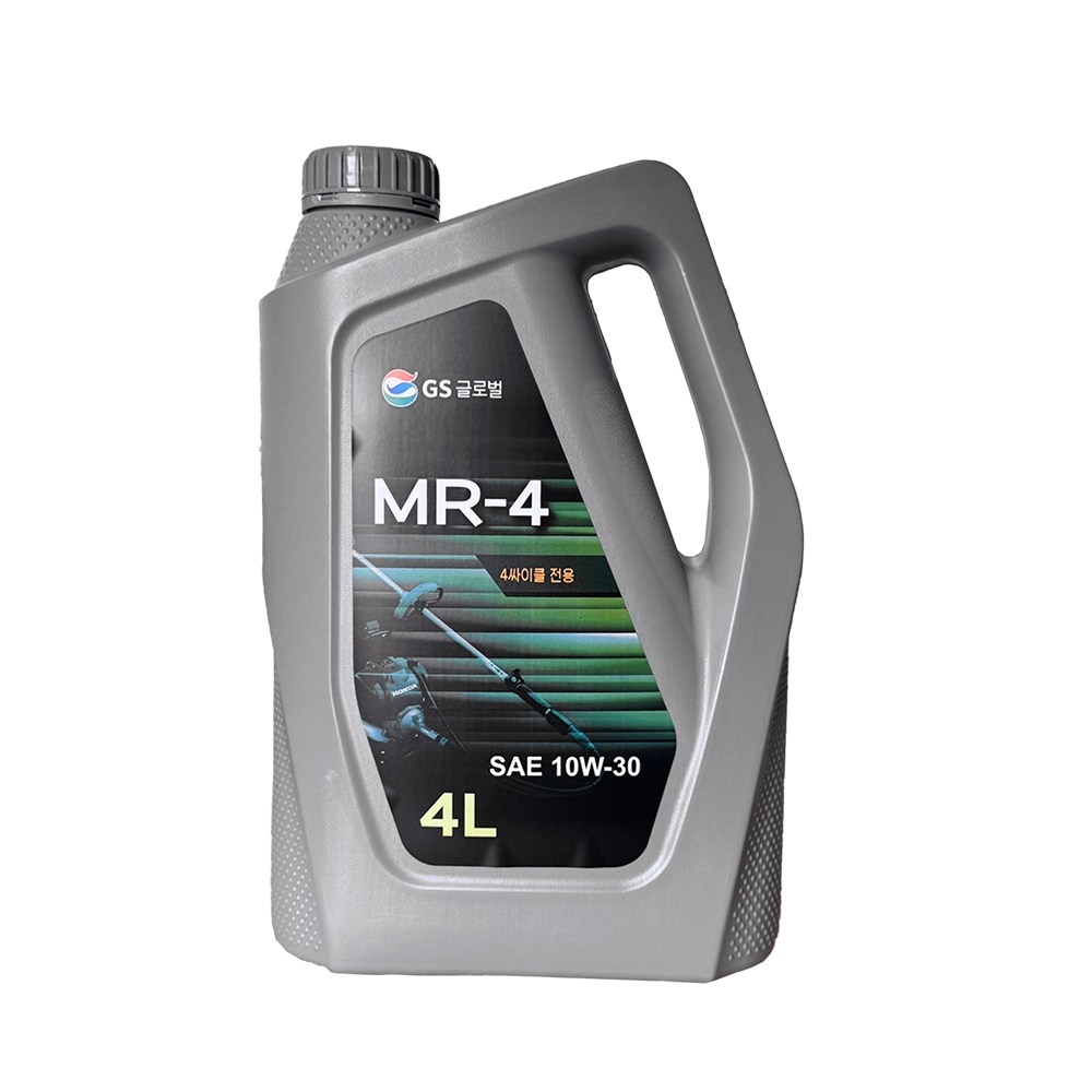 4행정 엔진오일 GS칼텍스 (소형농기계최적합모델) 점도 10W30 4L (MR-4) 대용량 16,400원