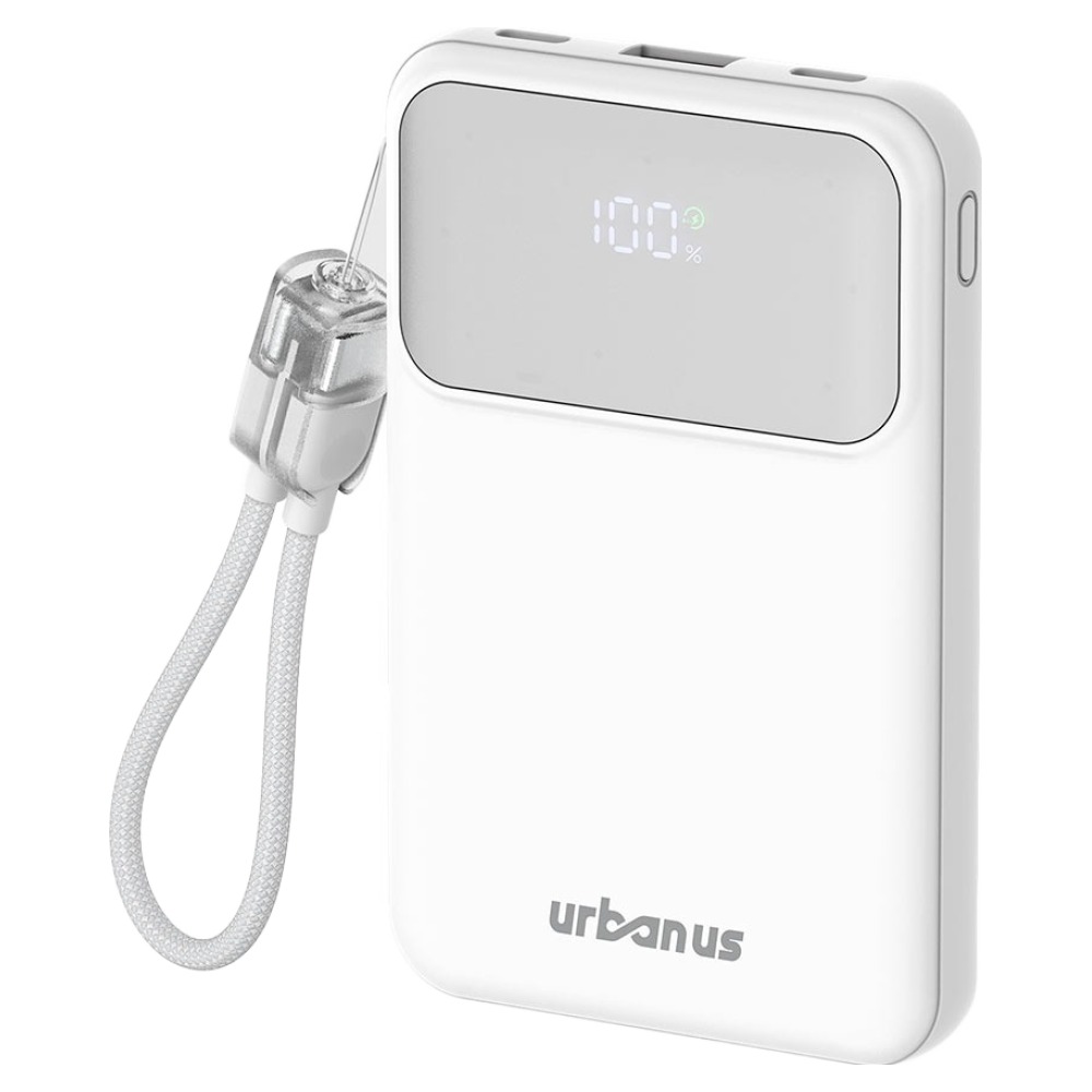 어반어스 PD 22.5W 고속 3포트 초경량 보조배터리 10000mAh + 빌트인 C to C 케이블 세트 12,900원