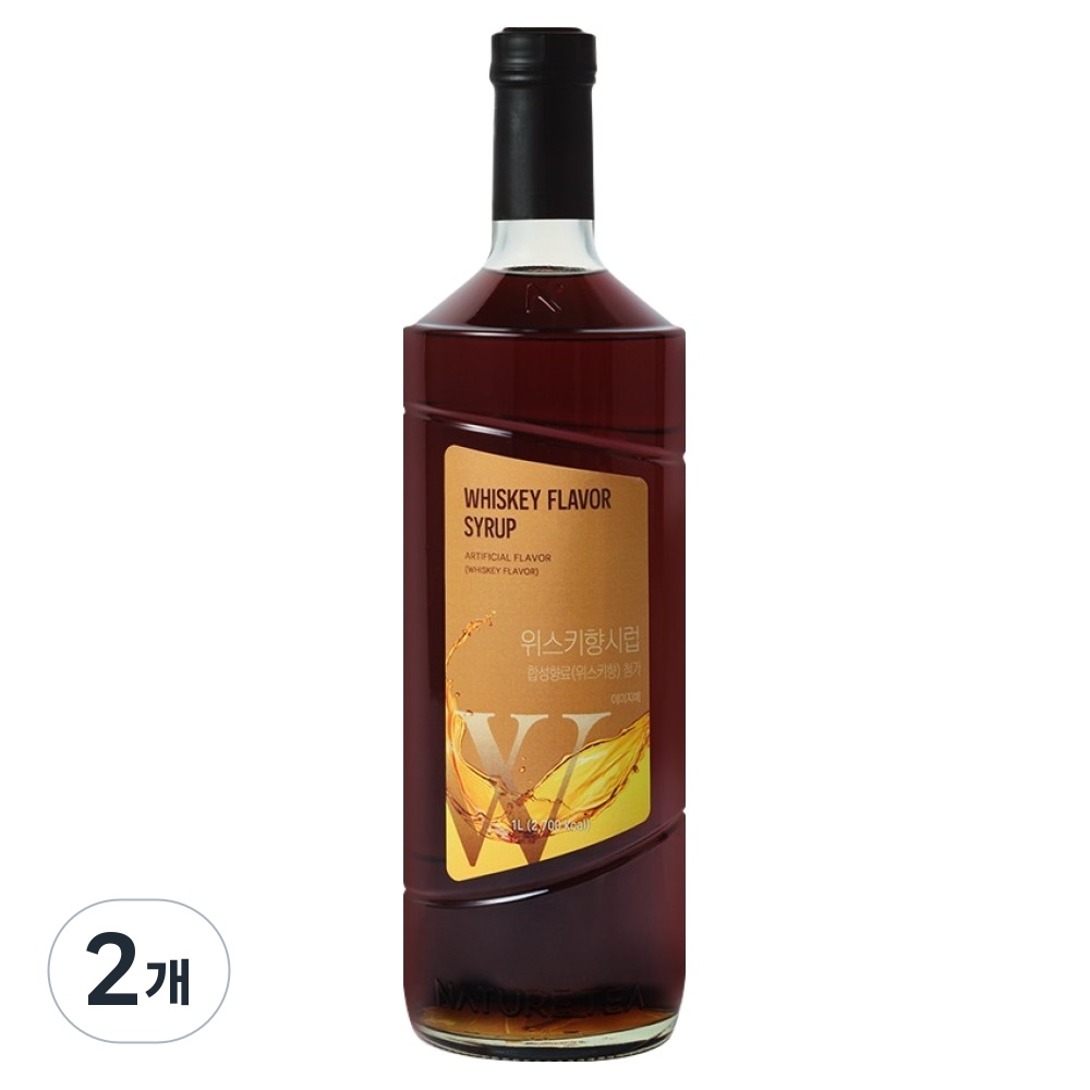 네이쳐티 위스키향 시럽, 2개, 1L 22,930원