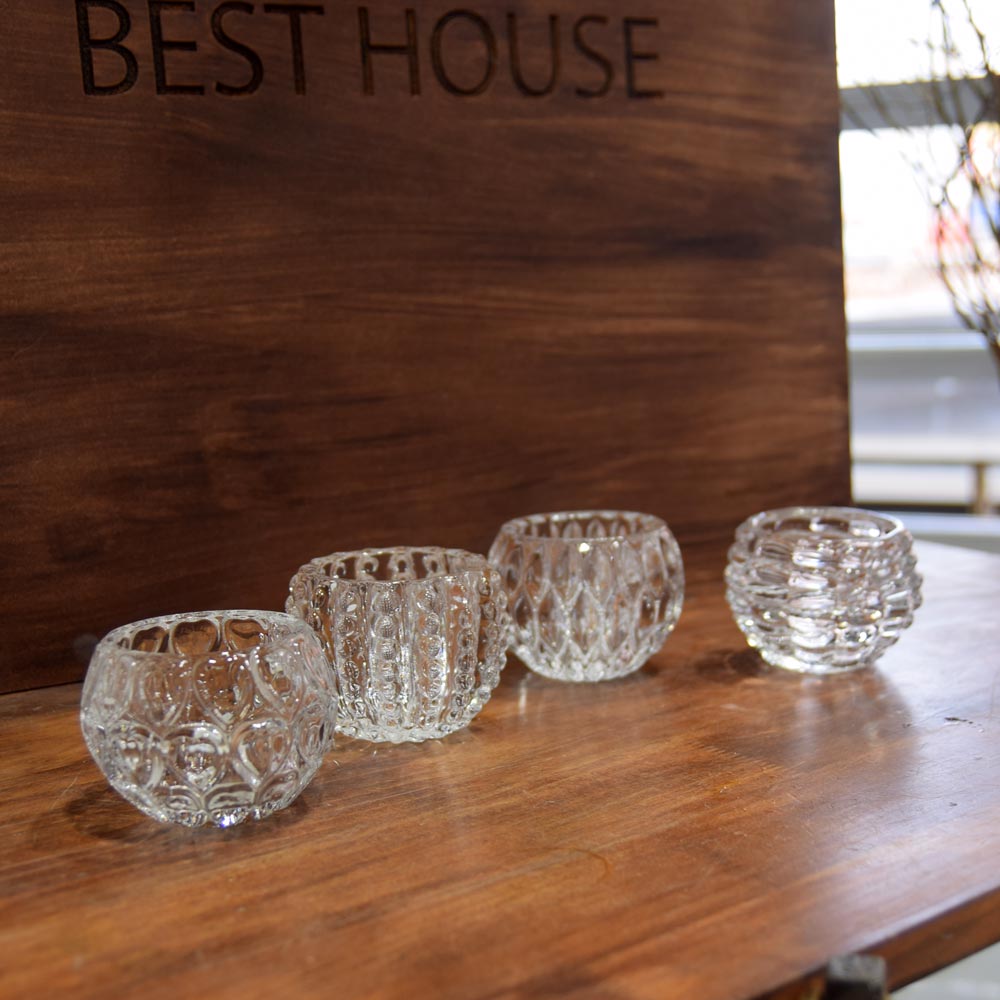 유리화분 화병 수반 미니 크리스탈 단지 7x6cm, 랜덤 1개 2,900원