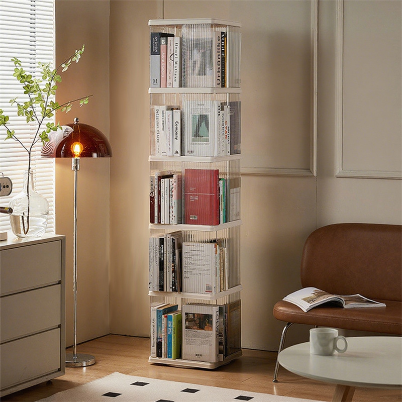 Mushroom deer 회전 책장 이동식 책장 슬라이딩 책장 코너책장 거실 책장, 아크릴 모델 85,800원