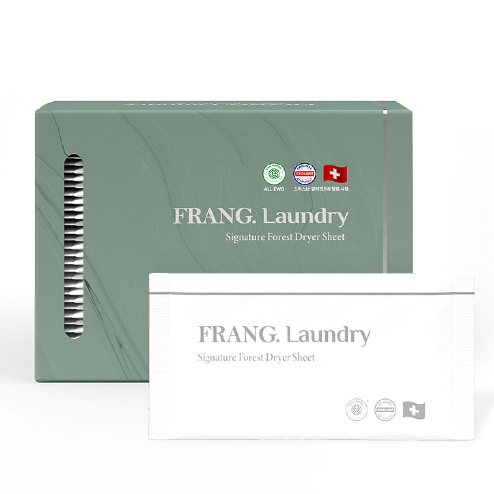 프랑프랑 알러지 케어 섬유유연제 건조기 시트 시그니처 포레스트, 1개, 40개입 19,900원