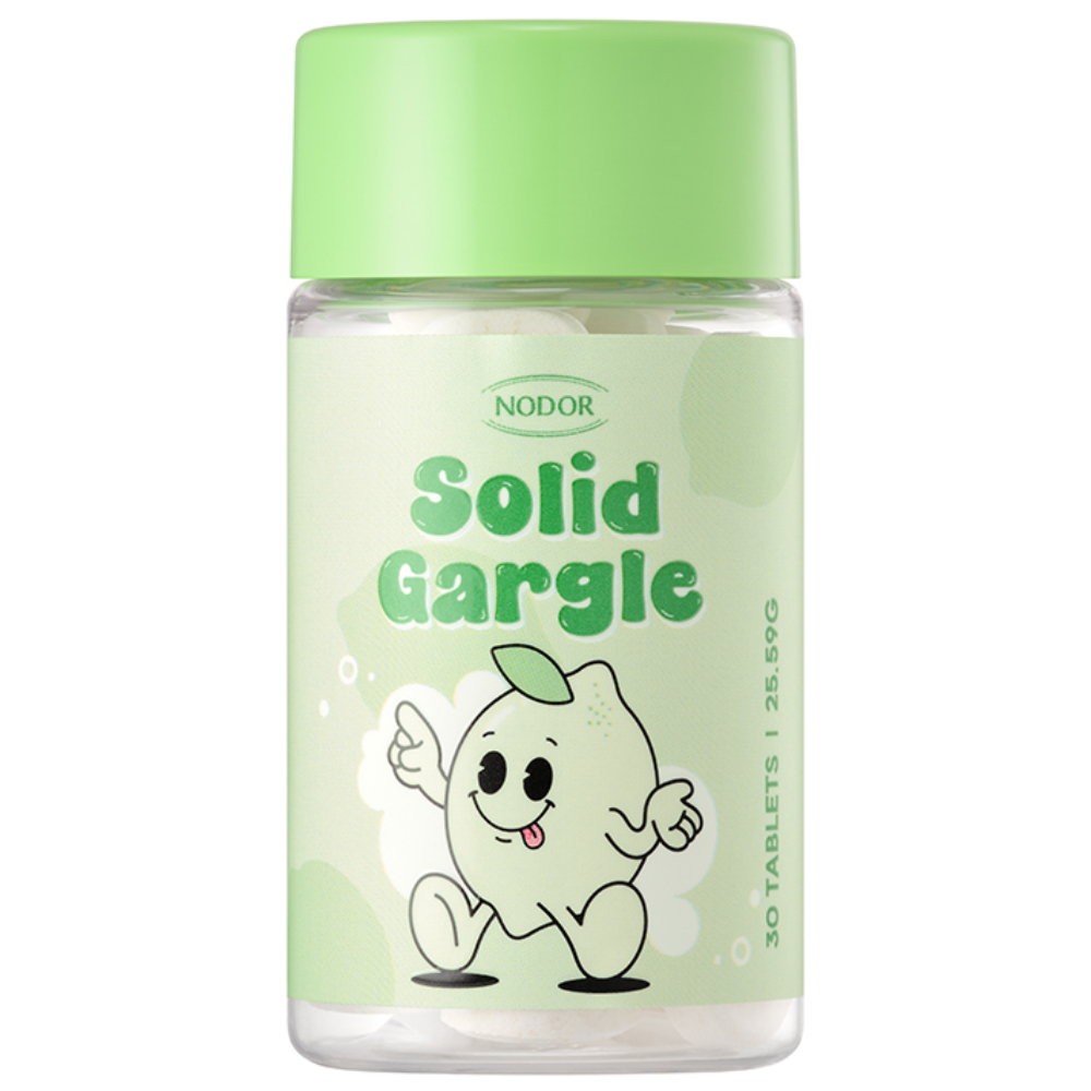 본사공식판매 노도르 고체가글 라임향 30정 입냄새 제거 구취 관리 구강청결제 휴대용 가글 12,800원