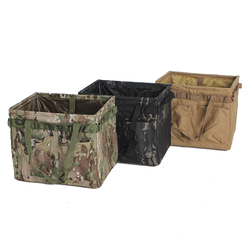 캠핑 수납가방 단조팩 공구 파우치 쓰레기통, 멀티캠, 현재가 19,900원