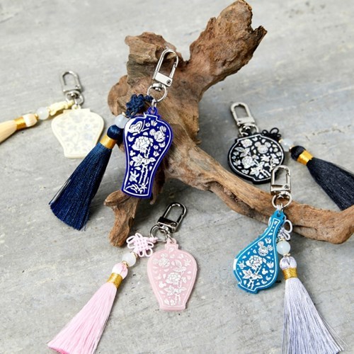 [텐바이텐] 디즈니 K-헤리티지_자개매듭키링 (5종 택1), 1개, 분홍색 17,000원