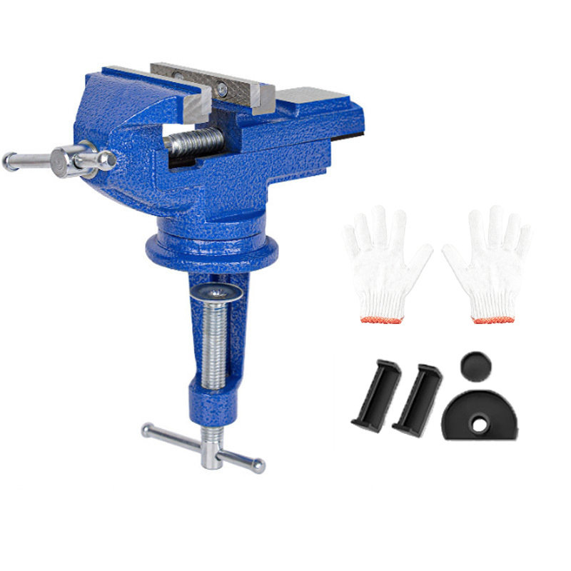 수평 360도 회전 탁상 바이스 3인치 정밀 가공 목공 산업용 바이스 클램프, 1세트 23,800원