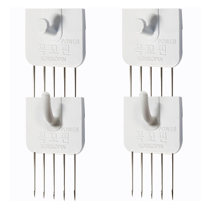 꼭꼬핀 국내 제조 파워 혼합형 4p, 화이트, 1개 4,800원