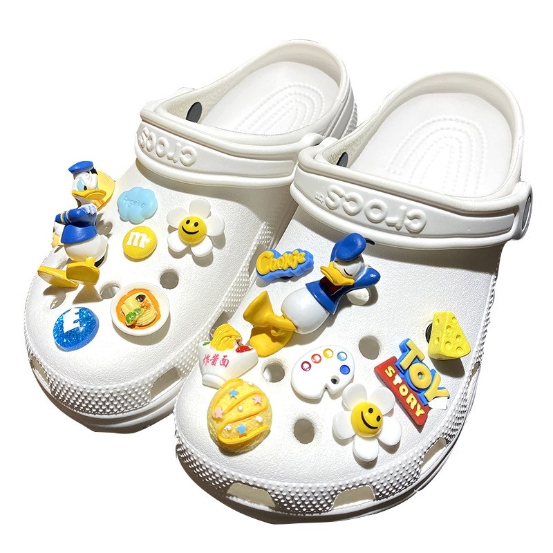 3D 입체 도날드 오리2 캐릭터 슬리퍼 실내화 신발 악세사리 파츠 세트 14,800원