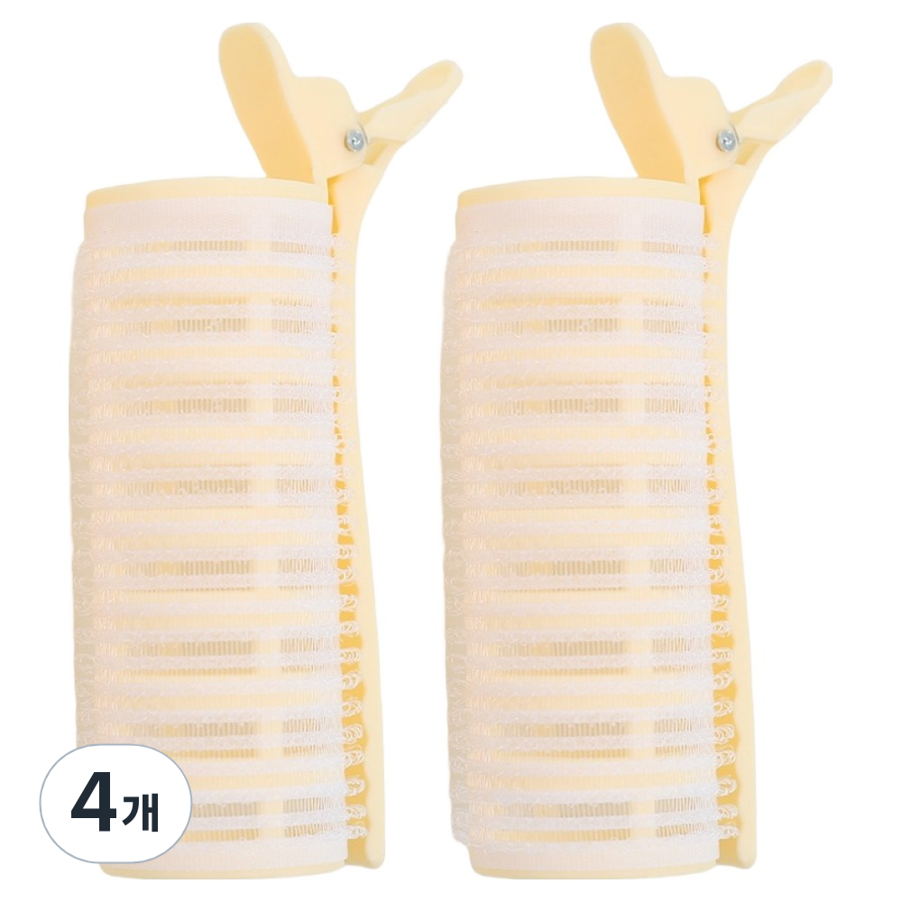 러비쉬 헤어롤 클립, 4개, 아이보리 7,000원