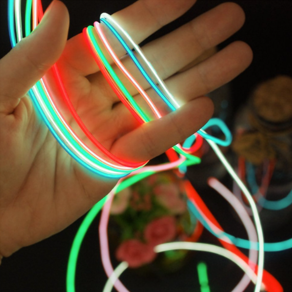 네온 케이블 EL 와이어 파티 LED 줄조명 무드네온 파티 크리스마스 DIY 장식 공연 9,350원