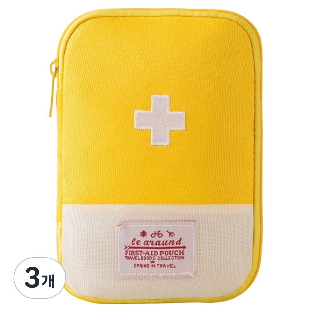 소담몰 응급 여행용 구급 파우치 옐로우 L 13 x 18 cm 20,400원