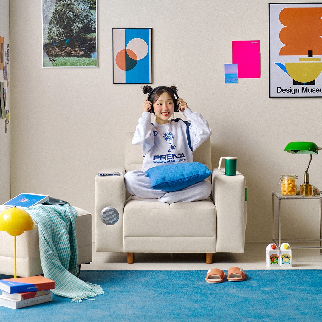 [마리베]플러피 브레드 발수 패브릭 리클라이너 소파&베드 컵홀더 블루투스 스피커 무선충전 1인용 2color(아이보리/그레이), 그레이(3667B_1) 249,000원