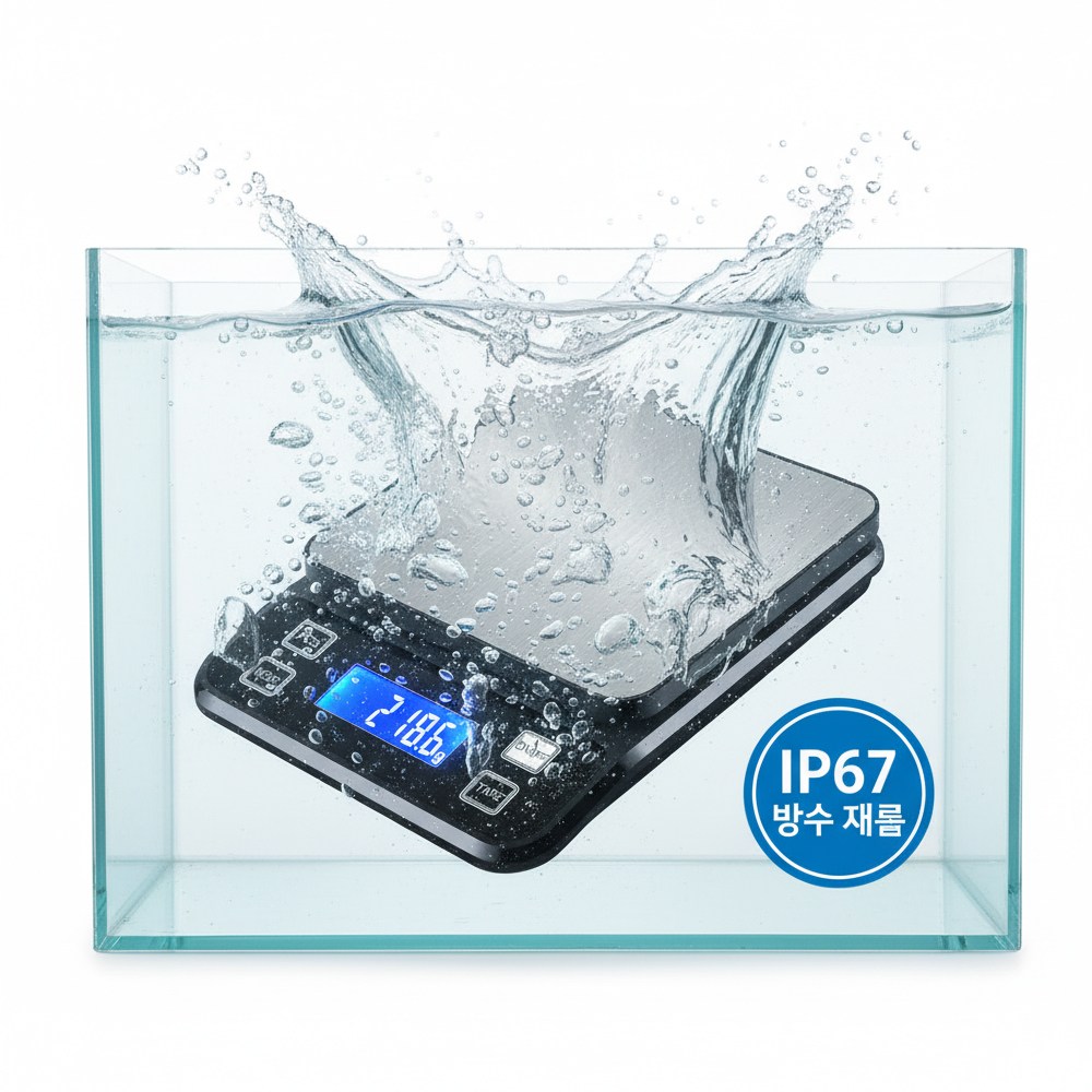 loftylife 방수 주방저울 IPX67 0.1g 고정밀 소용량 건전지형 가정용 베이킹 저울, DH-F8001-black1kg, Black, 1kg 42,250원