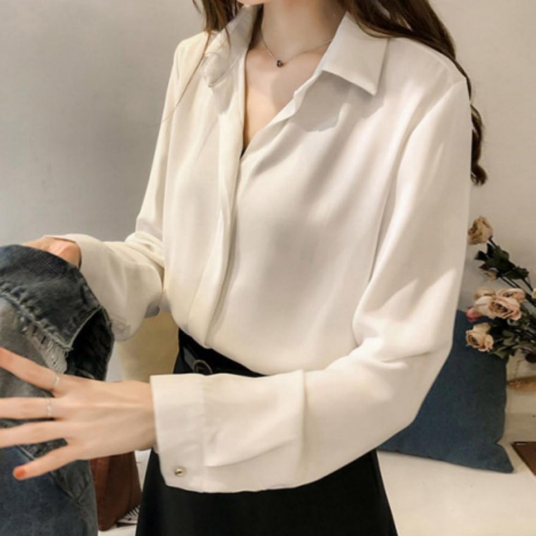 베이직 실크핏 블라우스 가을 의류 여성 기본템 24,720원