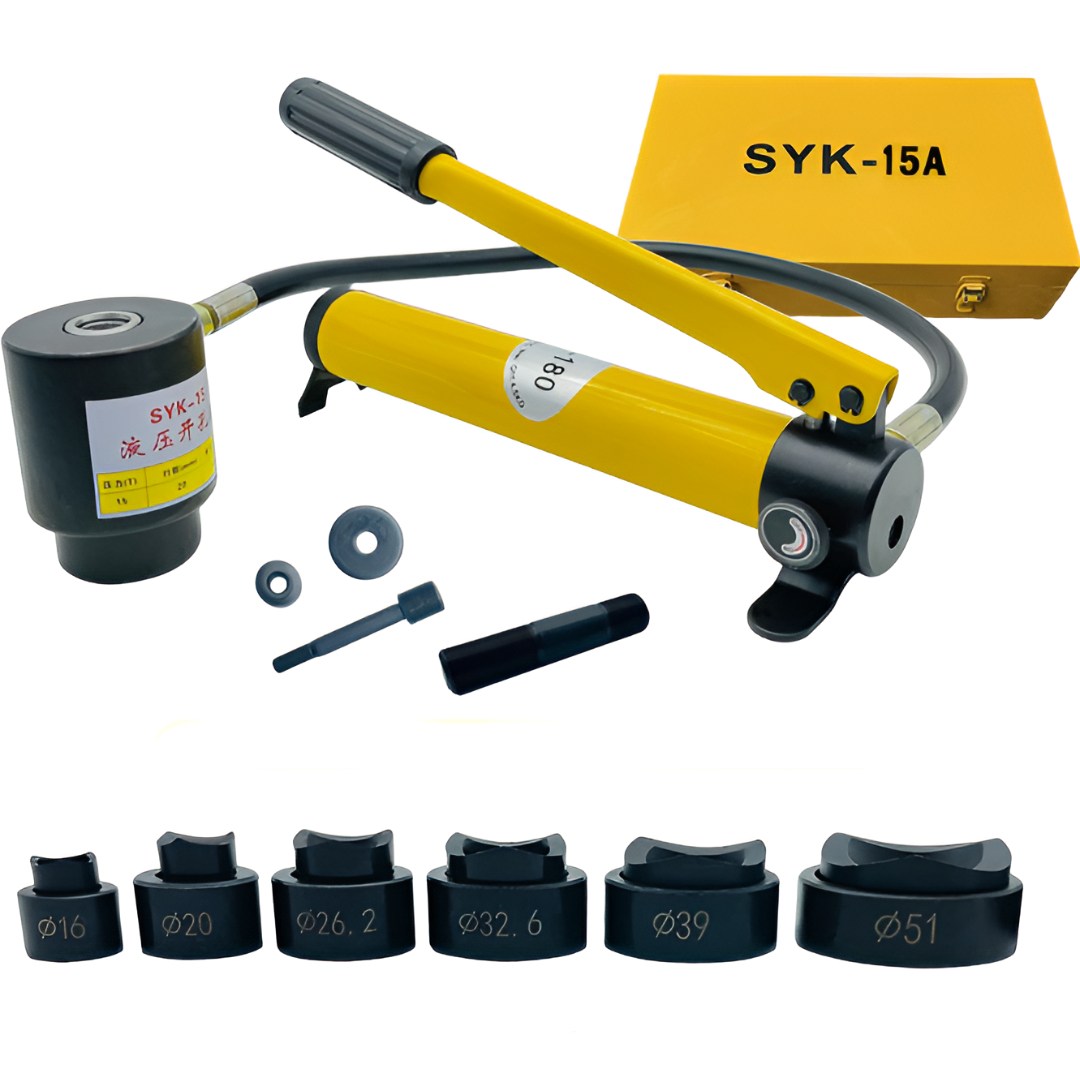 스톰가드 강력한 유압식 천공기 철판펀칭기 SYK-15A, 1개 109,000원