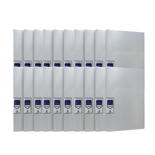 인터탑 플랜 L홀더 학습준비물 투명화일 두꺼운 홀더 A4, A3 A5 모음전, 1세트, A4 반투명 투포켓 화일(20개입) 28,900원