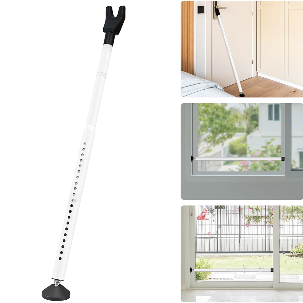 KURUA 도어 스토퍼 도어 보안 바 문지킴봉 길이조절 여성안전 방범 호텔 가정용 외개문 겸용 19,800원