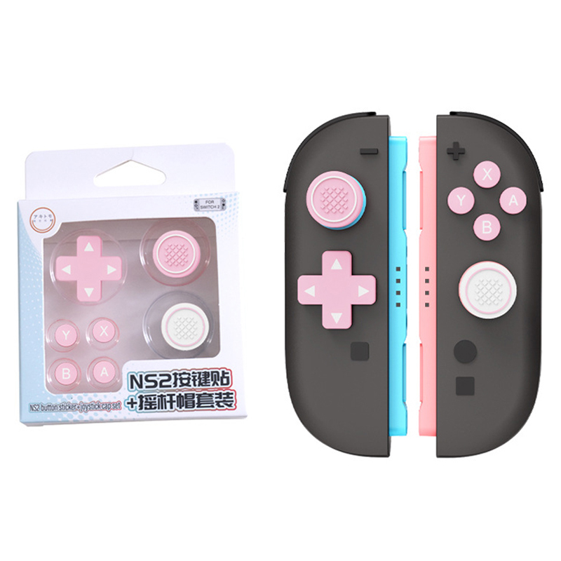 호후 닌텐도 스위치2 조이콘 아날로그 스틱 커버 버튼 캡 캡핏, 핑크, 1세트, 단일상품 10,650원