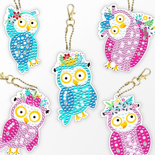 디클레어 큐빅 비즈 보석십자수 양면 열쇠고리 키링 만들기 5종 DIY 세트 29,800원