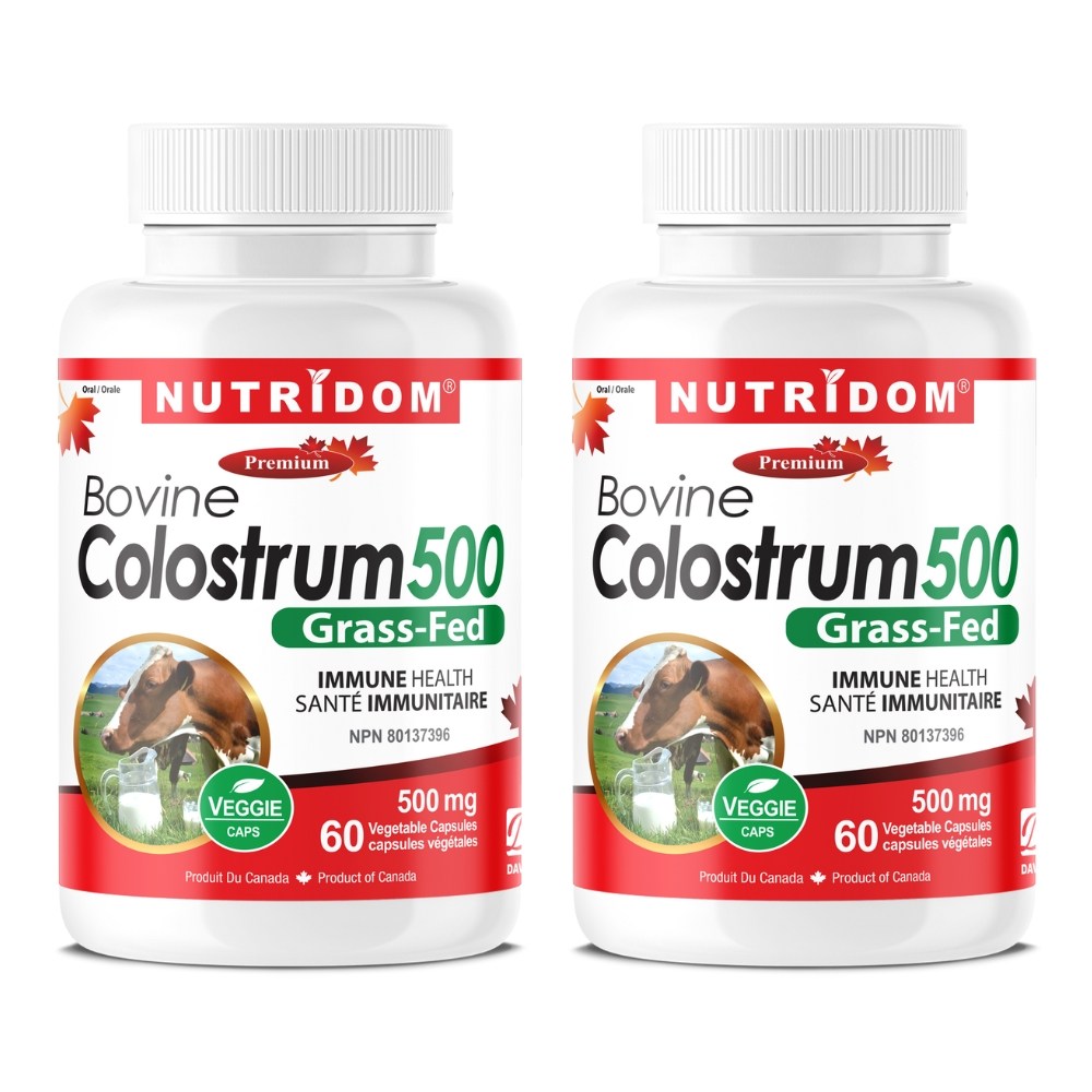 캐나다 뉴트리돔 초유 캡슐 보바인 콜로스트럼 500 60식물성캡슐 Grass-Fed Bovine Colostrum 500mg, 2개, 60정 56,050원