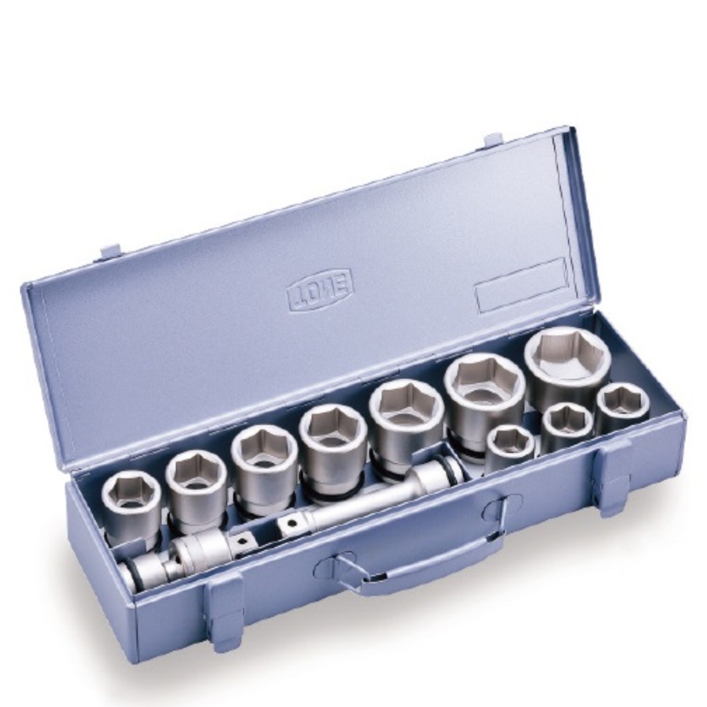 TONE 토네 3/4 19.0mm 소켓 렌치 세트 200M ISO 12pcs 라쳇 핸들 12각 복스 복스알 조인트 연결대 T핸들 수공구 메탈 케이스 365,000원