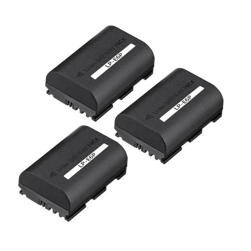 Probty  EOS R R5 II R6 R6 II R7 5D II III IV 5DS R 6D 6D II 7D II용 LP-E6P 배터리 2400mAh  3 채널 충전기 79,040원