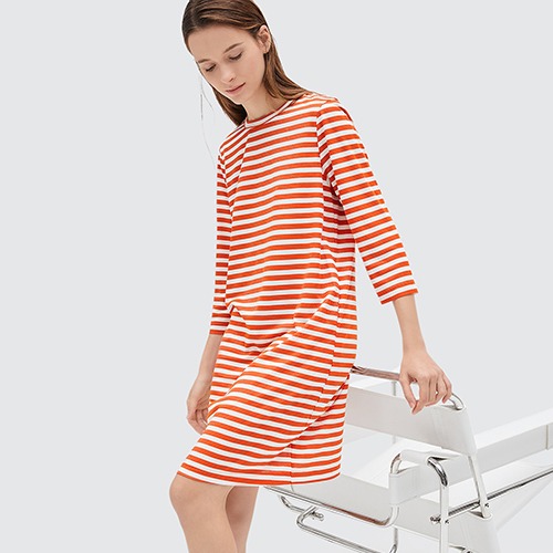 [오오아] 캐럿 캔디 - 스트라이프 원피스 54,000원