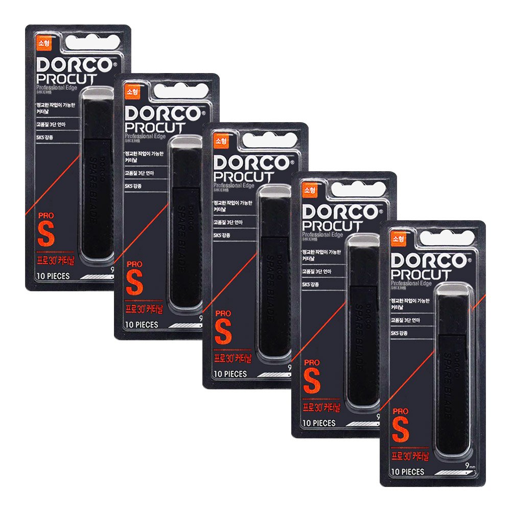 도루코 PRO 프로 S30 커터날 100개입10통 30도 gi 칼날 리필/통 16,500원