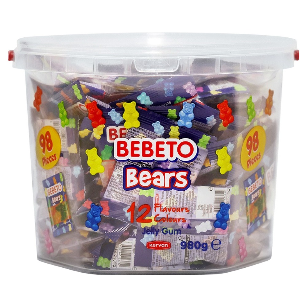 베베토 미니 베어 젤리 98개입, 980g, 1개 12,390원