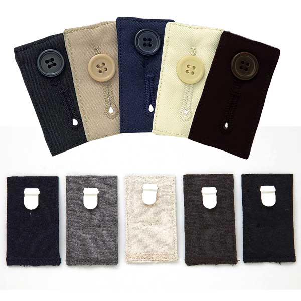 일본 아이디어쇼 허리조절늘림 단추 후크 2타입 5색상 세트 간편 장착 18,900원