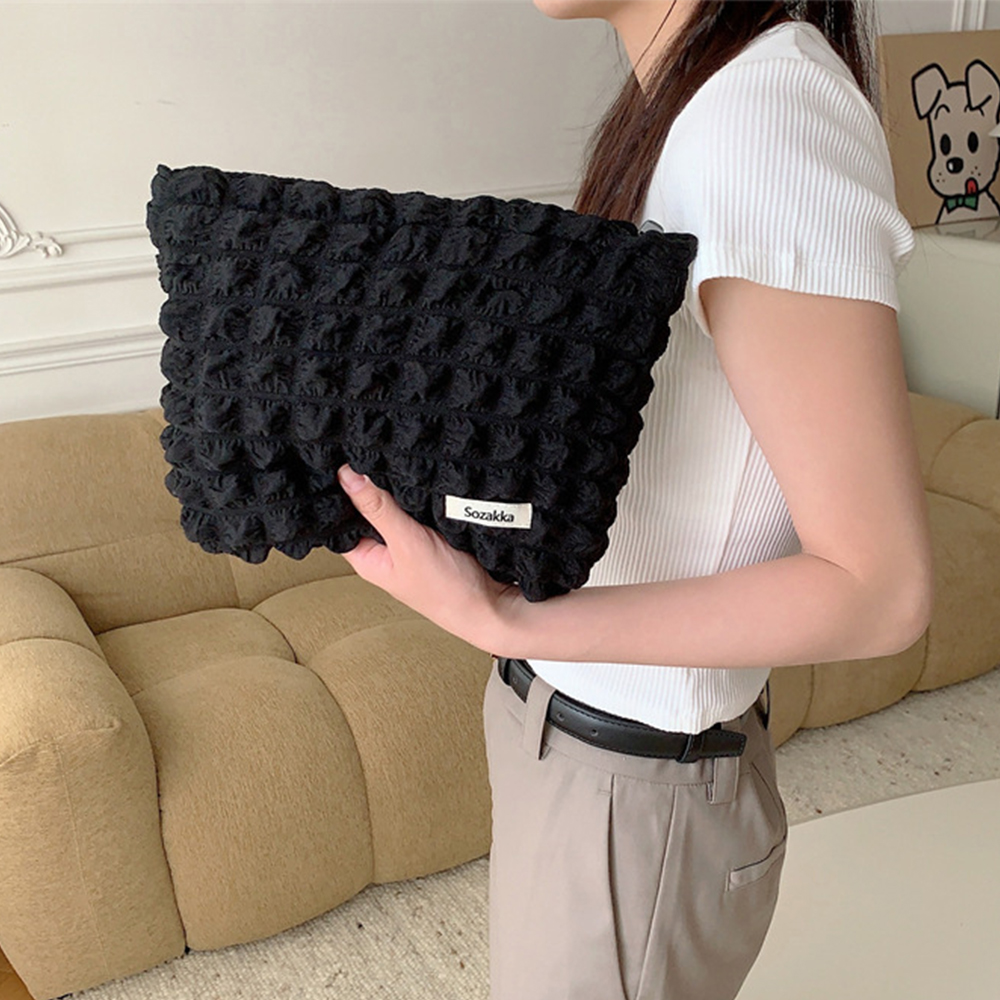 위더스욕실용품 라이트무드 퀼팅 빅사이즈 다용도 화장품 파우치 5,430원