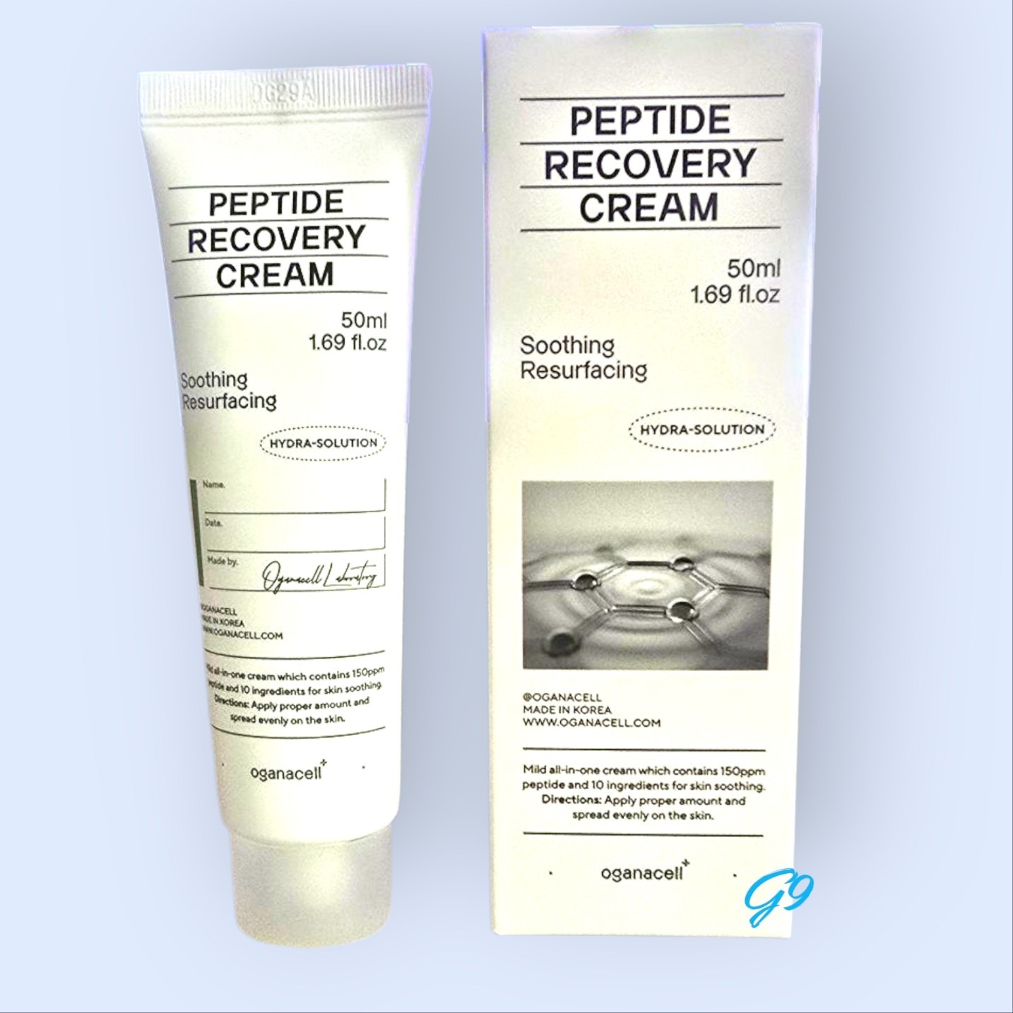 (미백팩 1매 증정) 오가나셀 펩타이드 리커버리 크림 50ml 50,000원