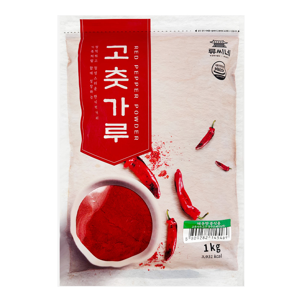 류씨네 중식용 고춧가루 매운맛 1kg 13,820원