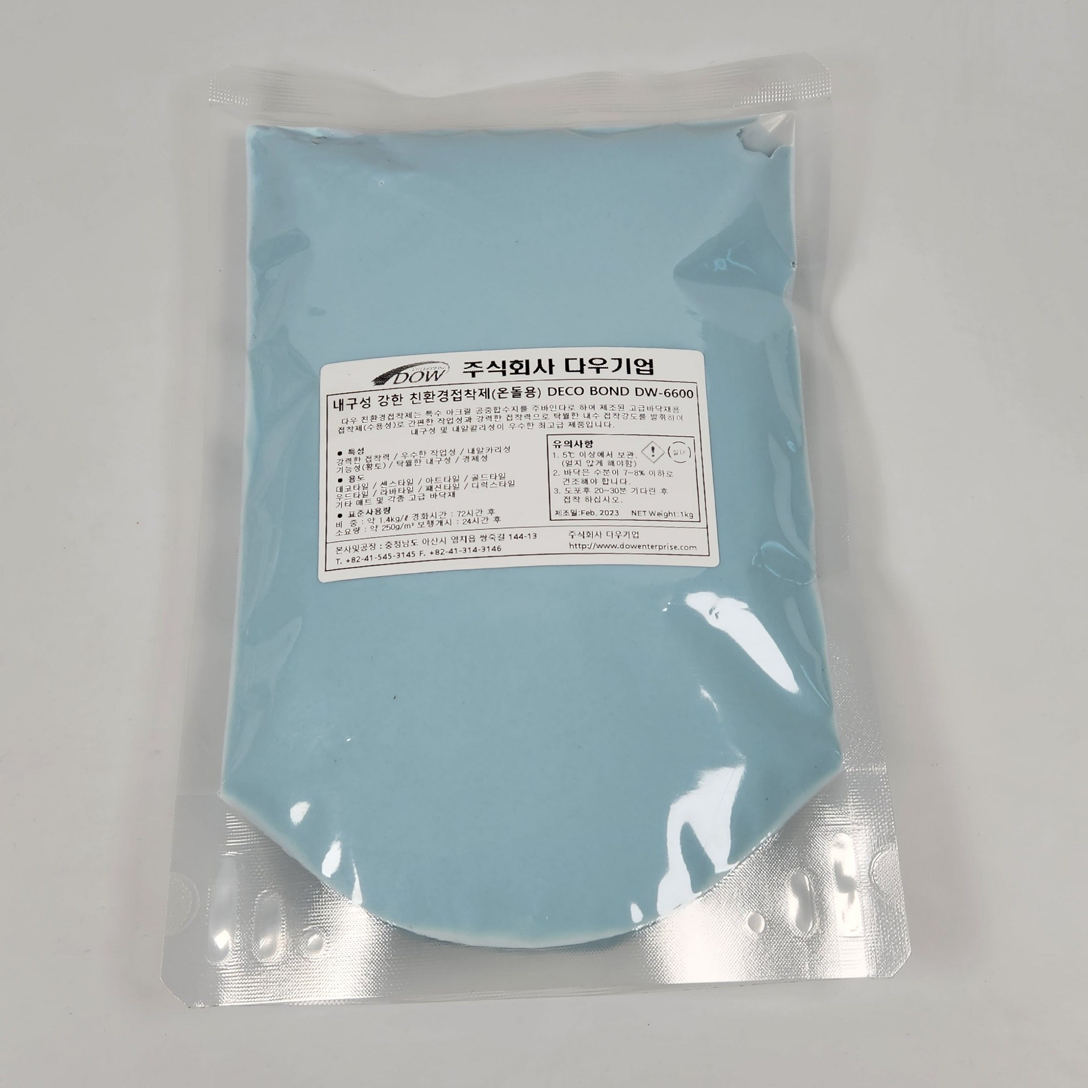 친환경 데코타일 접착제(일반,온돌 겸용)/Deco Tile Bond DW-6600 1kg + 다용도 멀티스크래퍼 9,800원