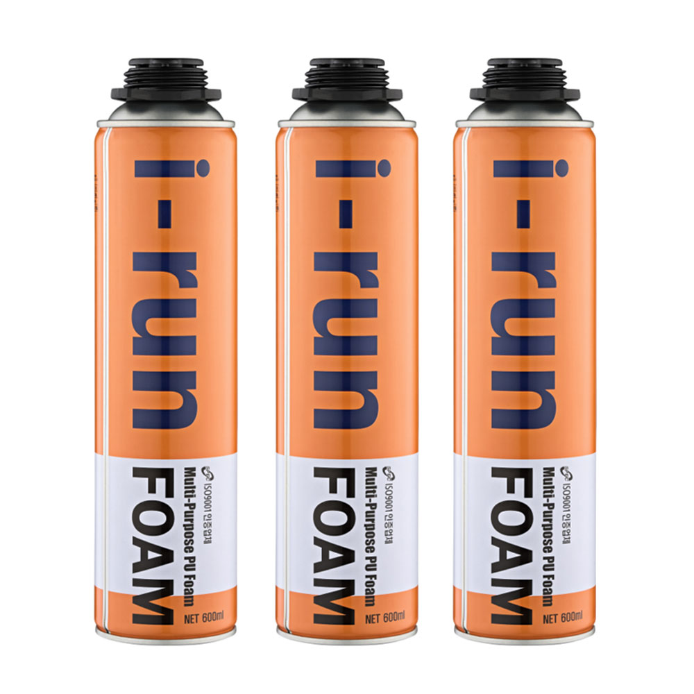 누리켐 이런폼 우레탄폼 600ml 건타입 단열폼 크랙보수 PU폼 3개, 3개 8,000원