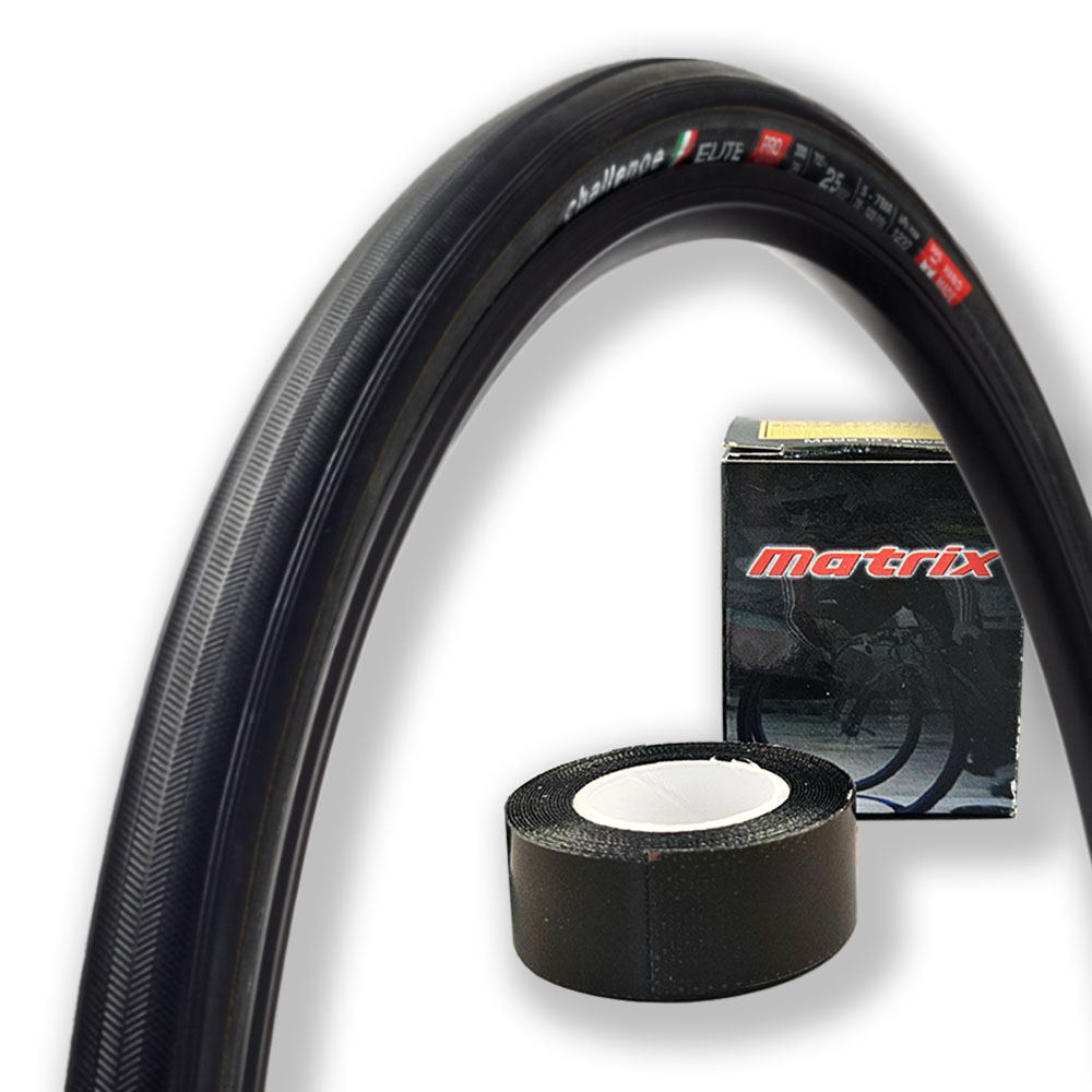 NEW 챌린지 엘리트 프로 튜블러 타이어 (700X28C)/메트릭스 튜블러 림테이프 포함, 1개 67,460원