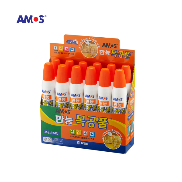 아모스 목공풀 36g 1갑12개입, 상세페이지 참조, 단품, 1개 12,800원