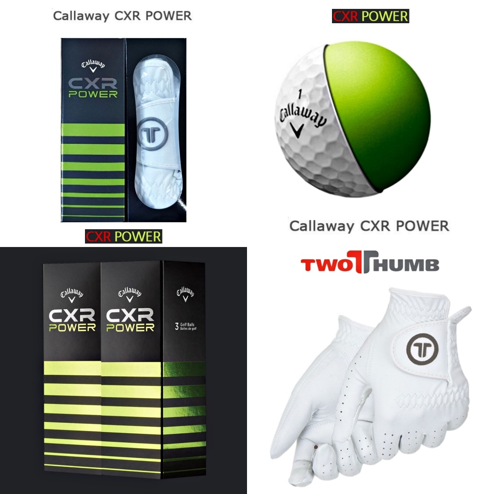 캘러웨이CXR POWER 3구+투썸 여성양피(양손)장갑세트 28,300원