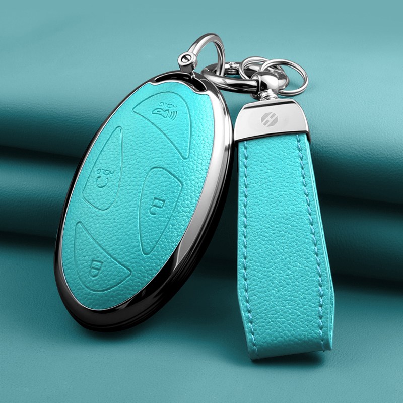 HAKO 소프트 가죽TPU 차키케이스+키홀더 (신형현대호환), H-10, 민트블루 24,900원