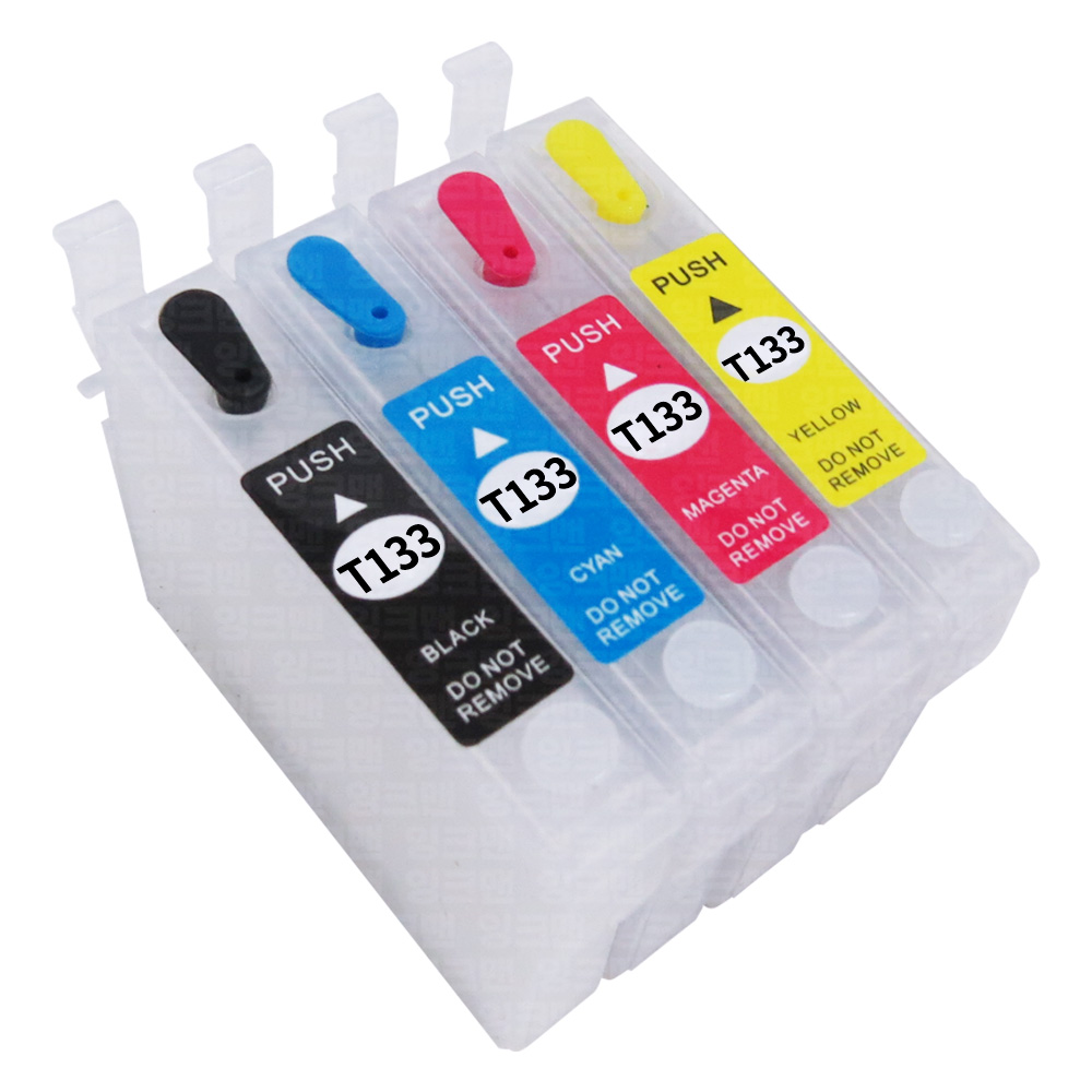 잉크맨 엡손 호환 T133 T138 무한 리필 카트리지 TX129 TX130 TX230W TX235 TX2420W TX430W TX435W TX320F TX325F 무한 잉크 충전 12,000원