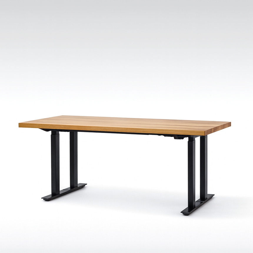 에렉투스 하드우드 원목상판 리낙 쿼드 모션데스크 오크 2200x950x45 프리미엄 4,249,000원