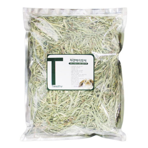 플러스펫 자연애 컷팅 티모시(손질건초)500g 3,600원