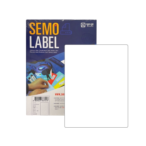 [세모네모] 전산라벨지 물류 1칸 100매입 C3001 / 210x297, 상세페이지 참조 10,450원