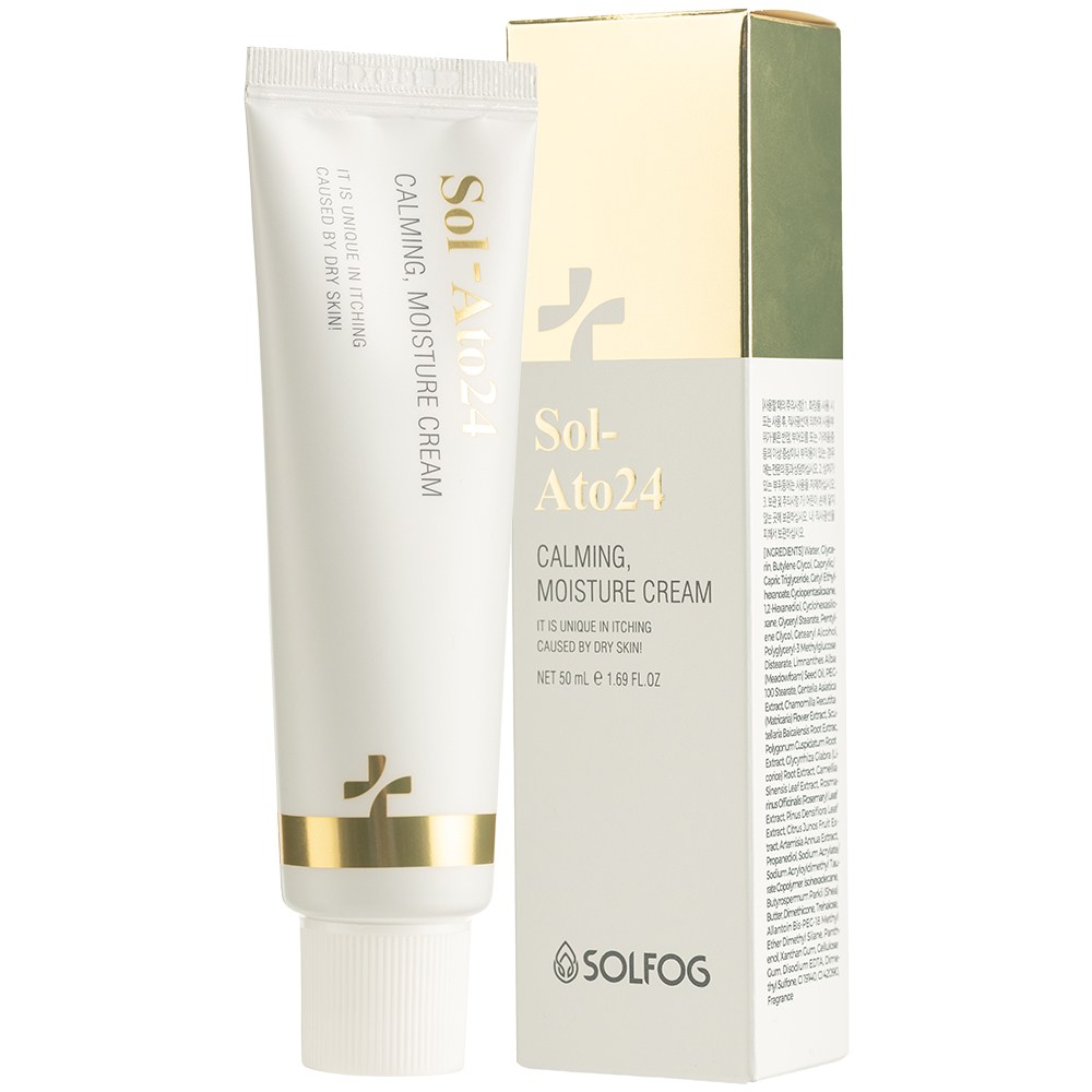 [솔안개코리아 공식대리점] 솔아토24 감 추출물 가려움 진정크림 50ml, 스테로이드 무첨가, 유아 민감피부 안심, 1개, 1개, 50ml 64,680원