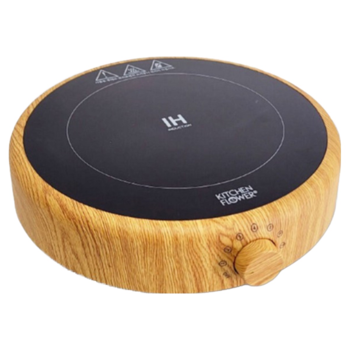 키친플라워 원형 우드 1구 인덕션 렌지 (국산후라이팬 증정) 96,000원