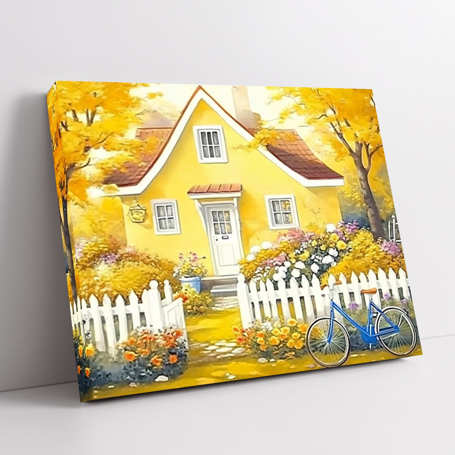 뉴타임즈  보석 자수 다이아몬드 그림 식물풍경 캔버스 40X50cm 액자 포함 가정 장식품 특별한 선물 15,000원