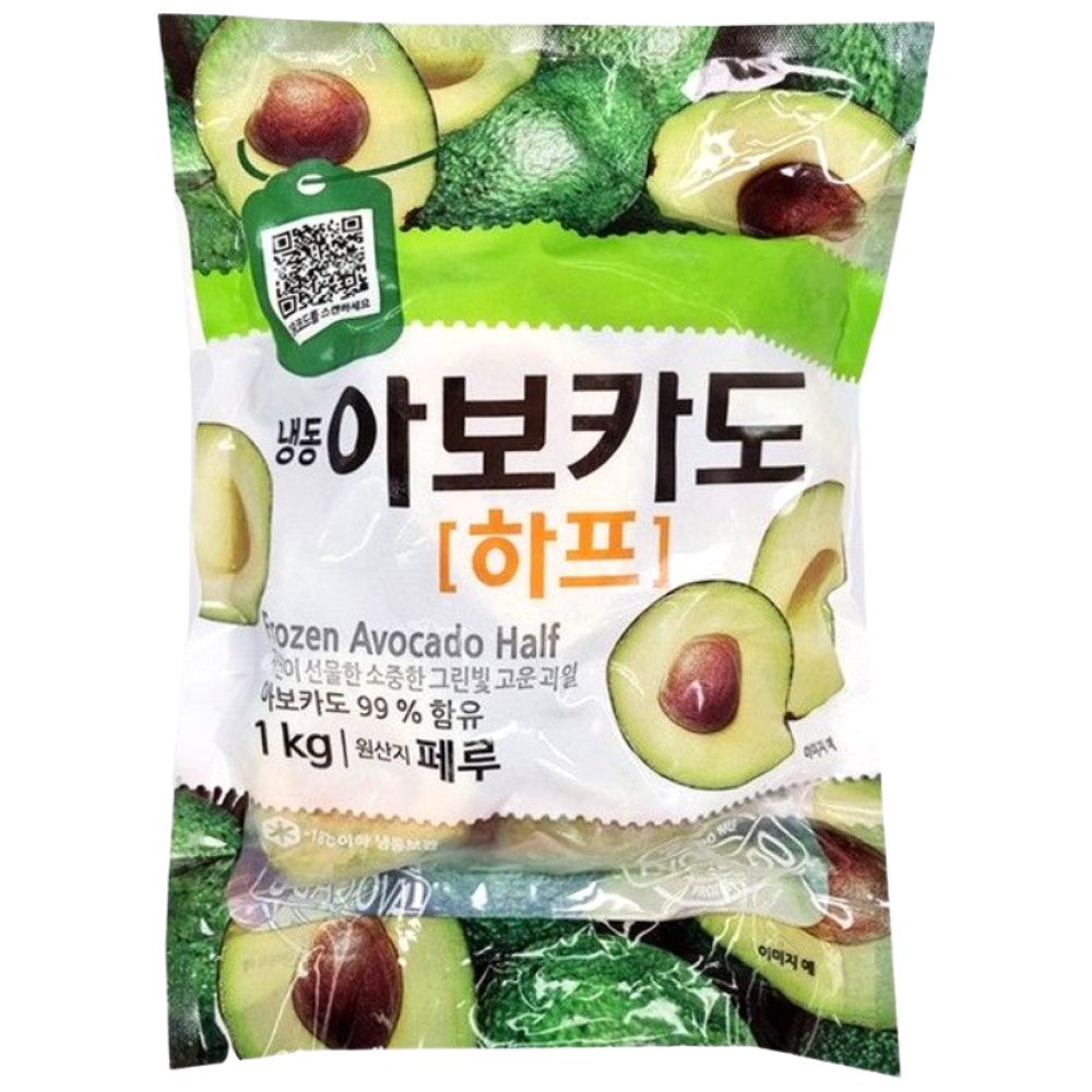 냉동 아보카도 하프컷 1kg, 1개, 1kg 14,500원